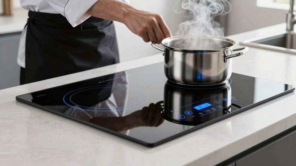 magnetic cookware heats efficiently