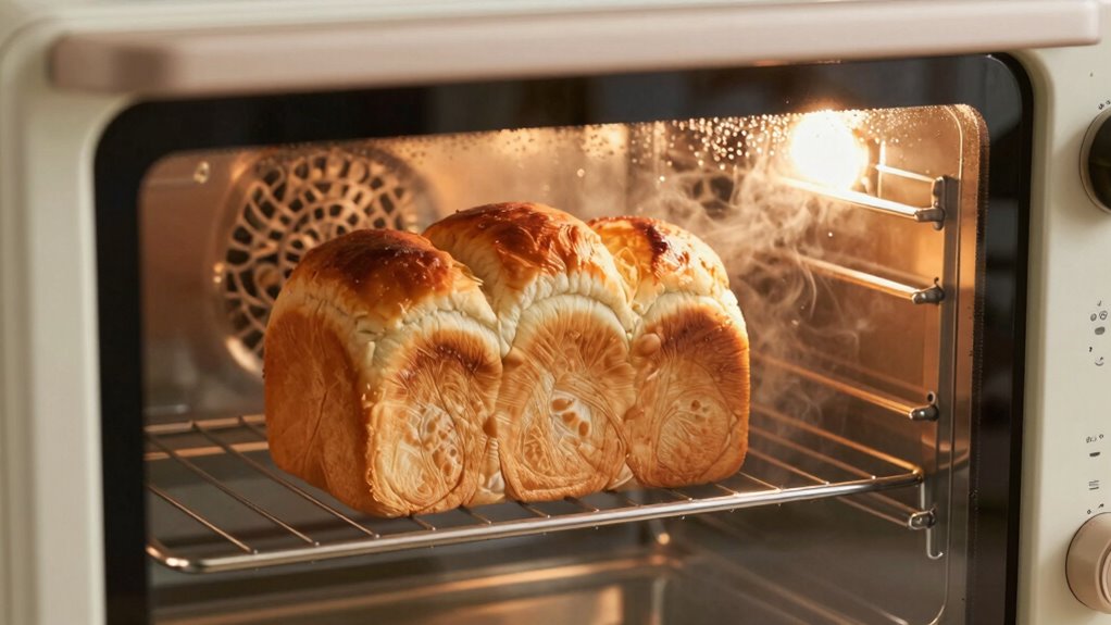 moisture enhances bread baking