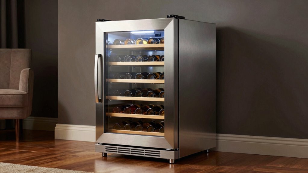 optimal wine fridge placement