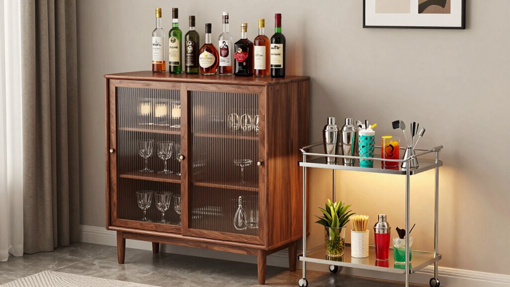 organized home bar essentials