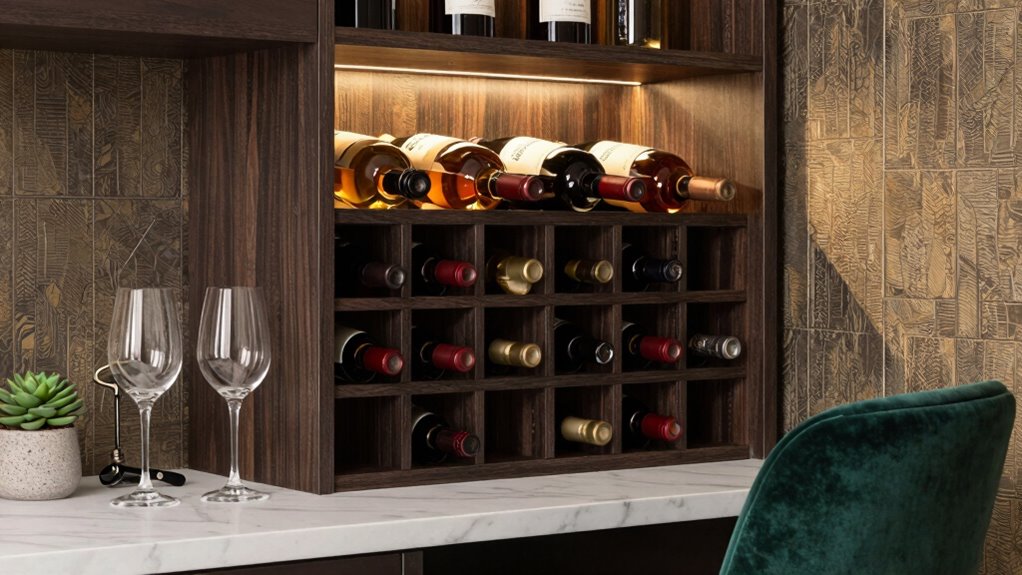 personalized wine nook decor