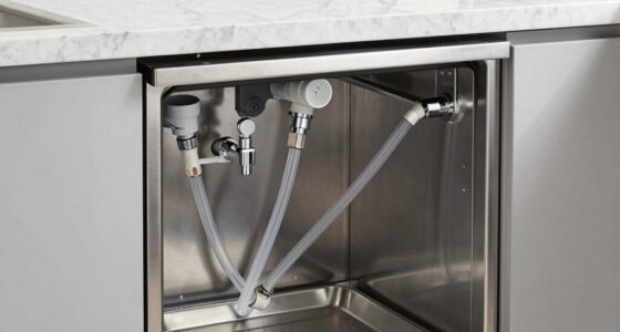 portable sink plumbing setup