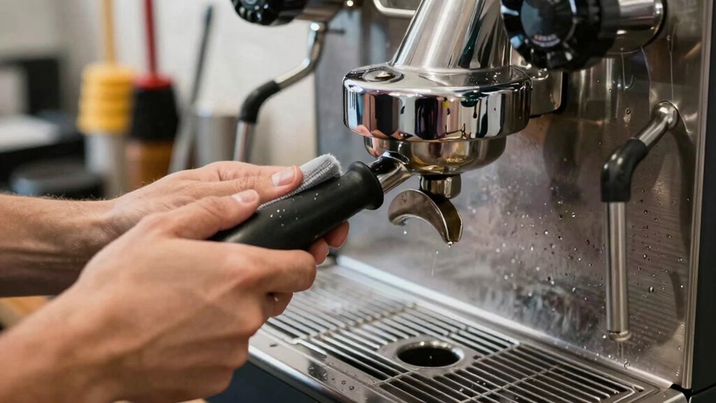 regular espresso machine upkeep