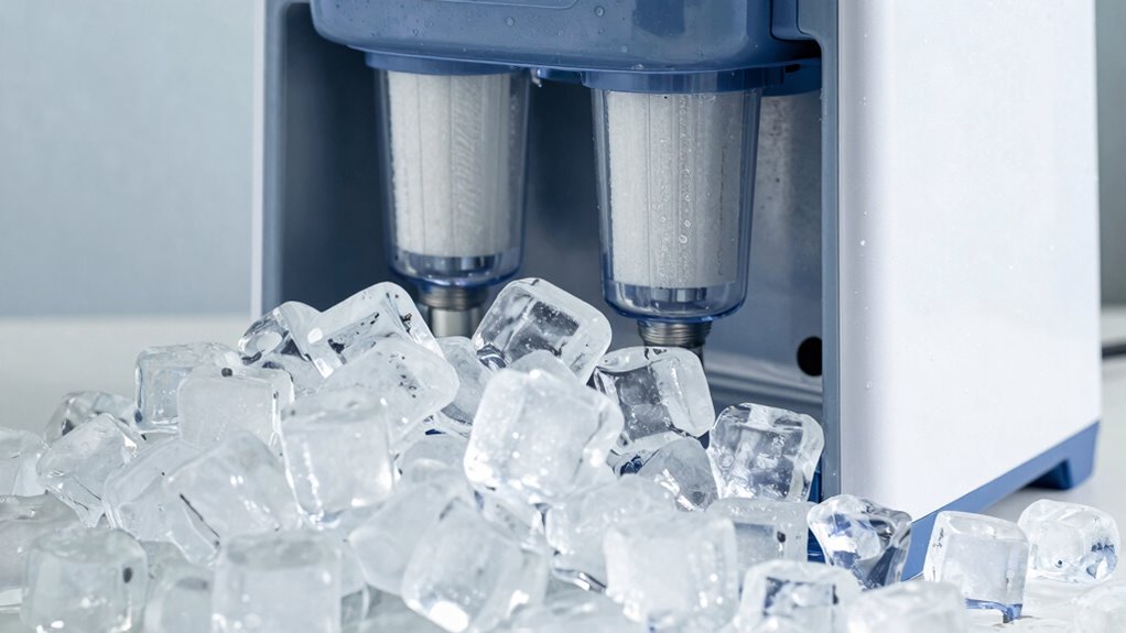 regular filter maintenance ensures fresh ice