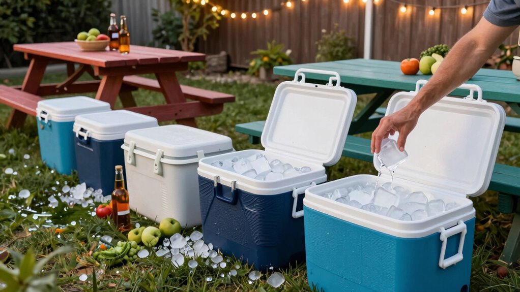 replenish ice before melting