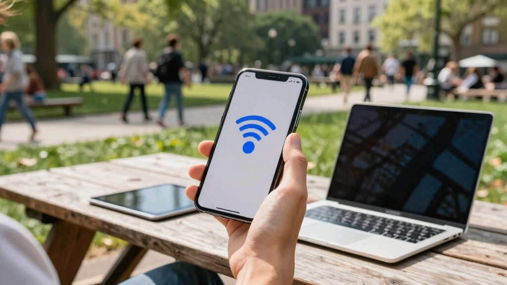 secure public wi fi use