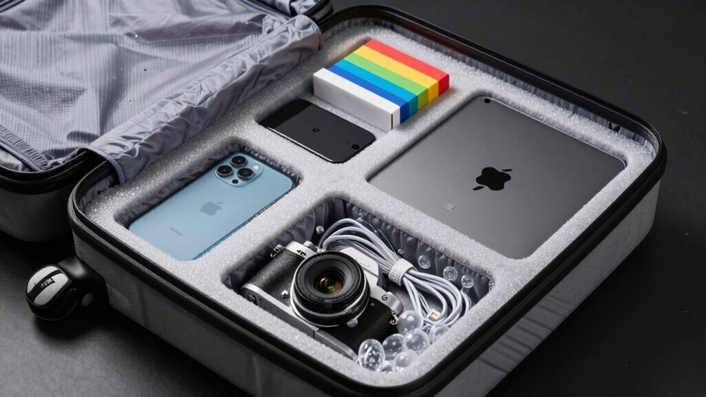 securely pack fragile electronics