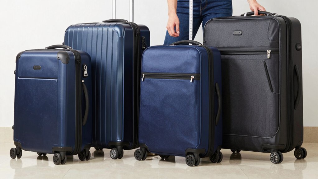 select appropriate luggage set