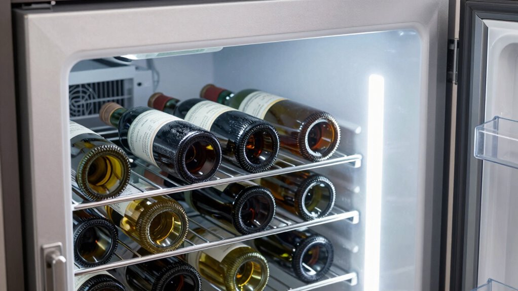 silence wine fridge noises