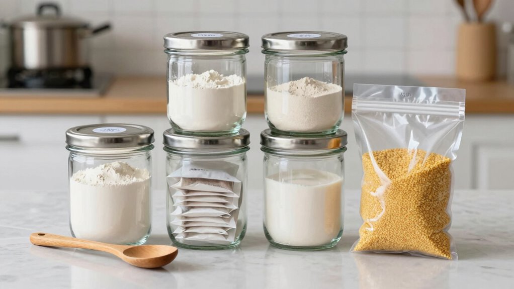 store ingredients properly airtight