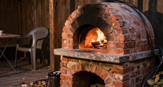 unsafe outdoor pizza placement