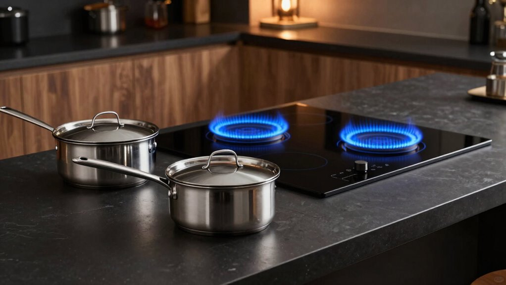 use compatible flat bottom cookware