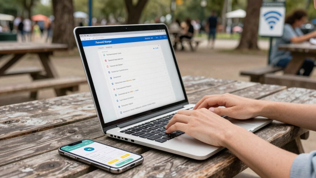 use unique strong passwords