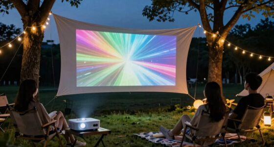 bright outdoor projectors matter