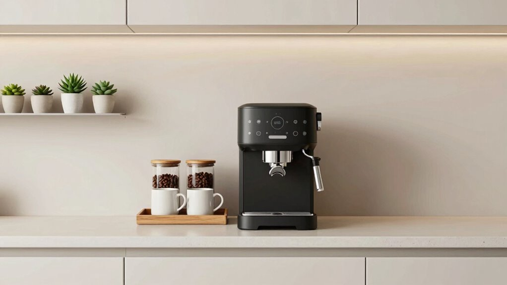 compact coffee station design