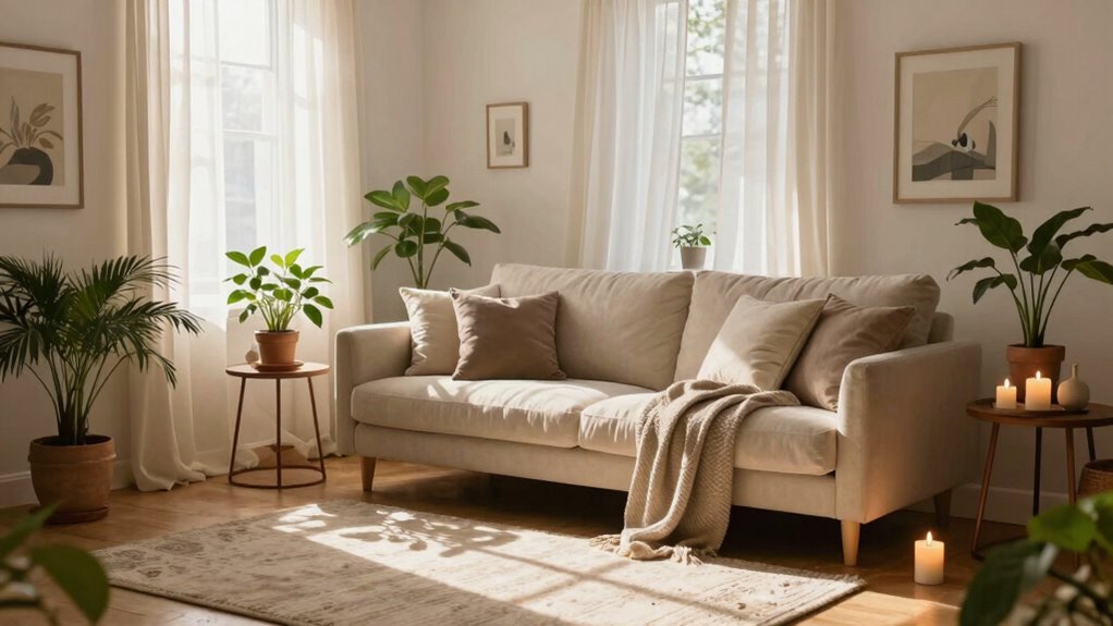 create a calming cozy environment