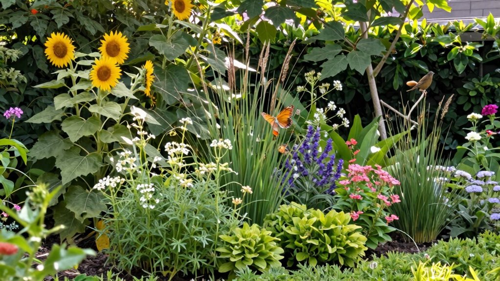 create diverse garden habitats