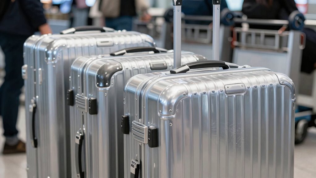 durable stylish high end luggage