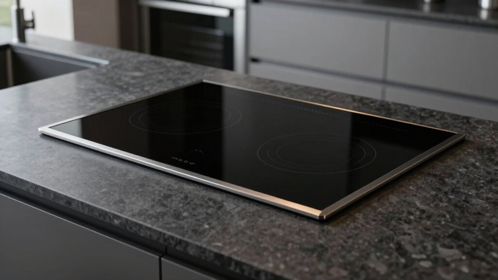 integrated induction cooktop installation