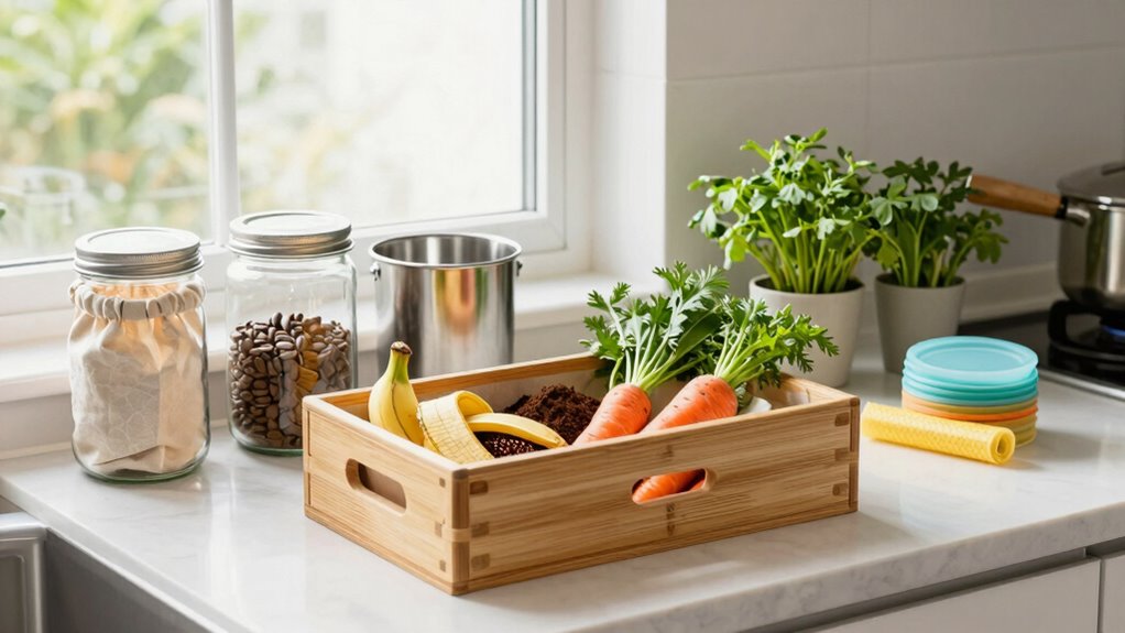 minimize kitchen waste sustainably