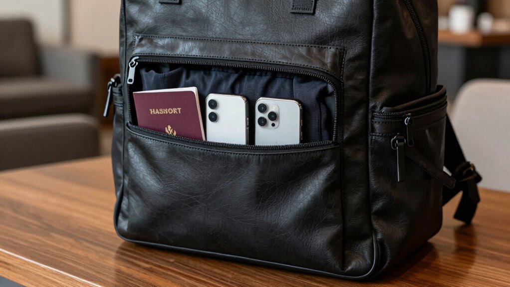 organized luxury travel backpacks