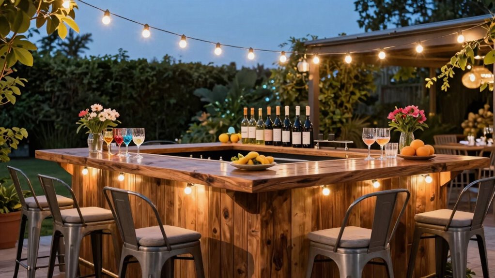 outdoor bar setup essentials