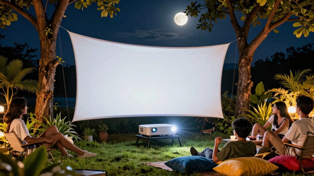 outdoor projector brightness essentials