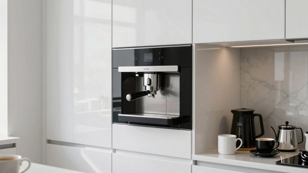 proper built in coffee installation