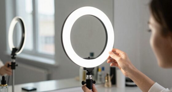 proper ring light usage
