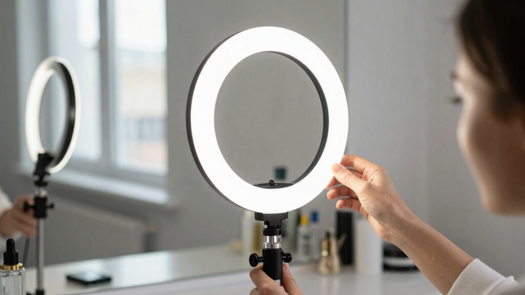 proper ring light usage