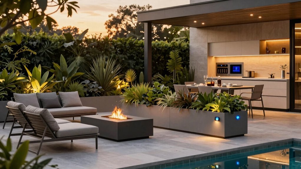 smart automated outdoor living