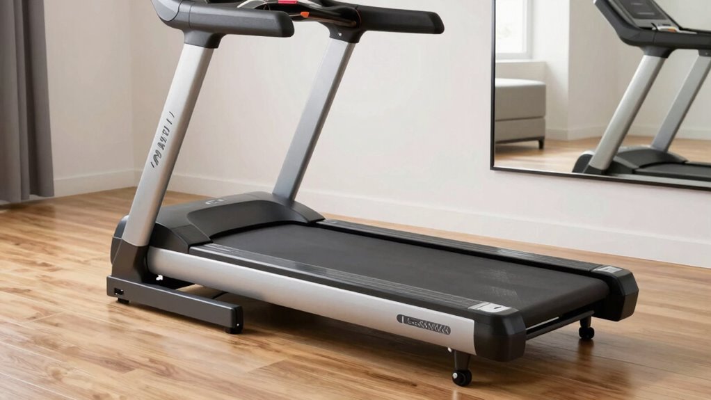 stable folding treadmill safety