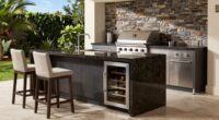 stylish but functional outdoor kitchens