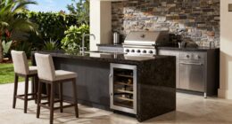 stylish but functional outdoor kitchens