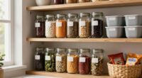 sustainable organized pantry solutions