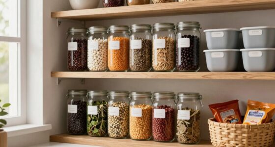 sustainable organized pantry solutions
