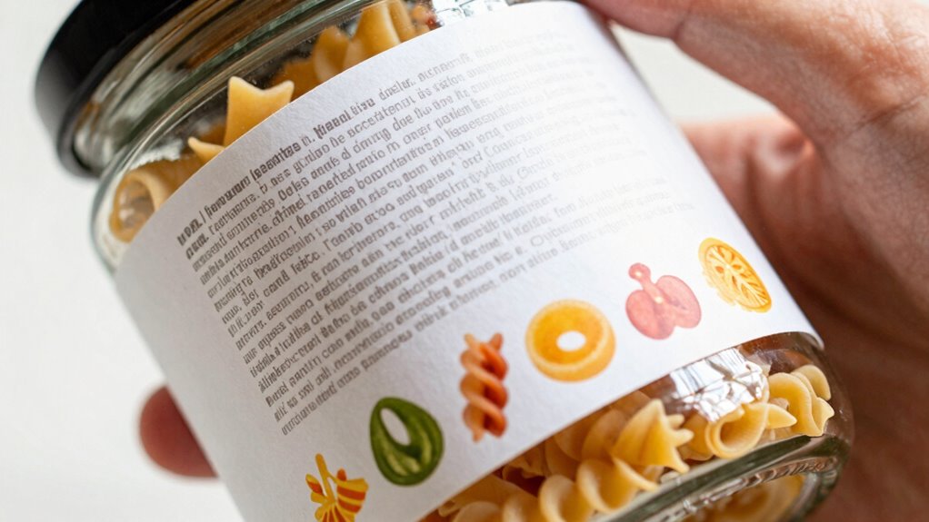 understanding pasta nutrition labels