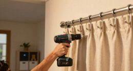I’m Putting a Curtain Rod on My Entryway Wall (It’s a Smart Storage Trick!)