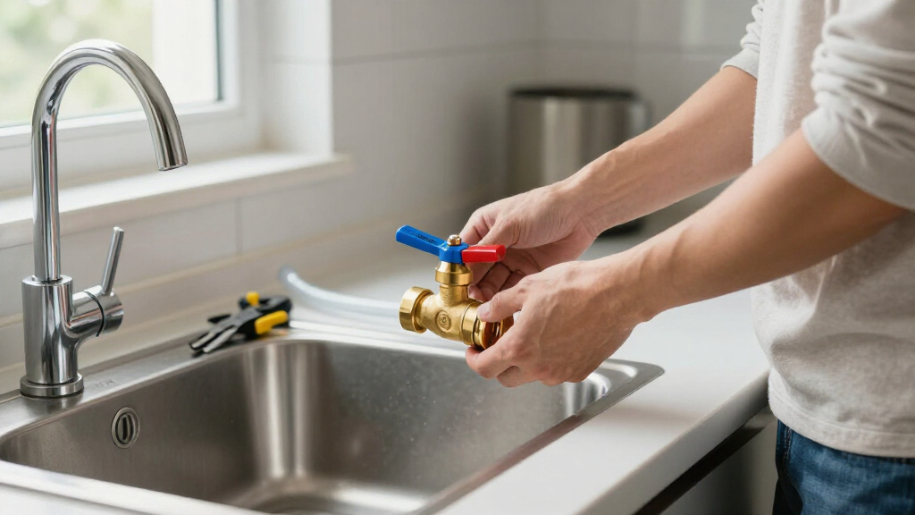 DOJA Barcelona Mini Brass Ball Valve 3/8" Now Available In Red And Blue