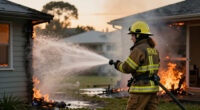 Firefighters Battle House Fire In Auckland's Milford - RNZ