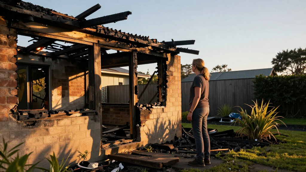 House Collapses After Fire In Auckland - Stuff