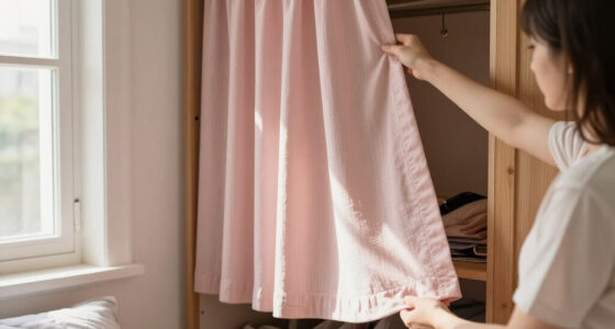 I Ditched My Closet Doors For $60 Pleated Curtains (See Why!)