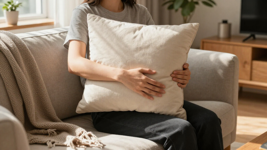 This Luxury-Looking Bolster Pillow Was Made From Scratch So Easily