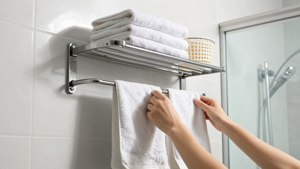 This Metal Rack Creates Instant Towel Storage And Includes Extra Uses I Never Expected!