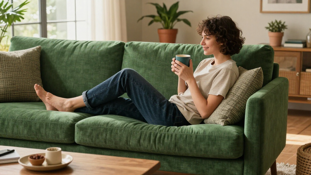 I Didn’t Think I’d Ever Buy A Green Couch — But I’m So Glad I Got This One From Burrow (It’s Prettier Than I’d Imagined!)
