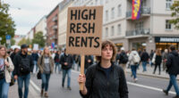 Protest Against High Rents Ahead Of Berlin Election