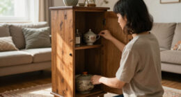 This New IKEA Cabinet Gives Instant Antique Family Heirloom Vibes
