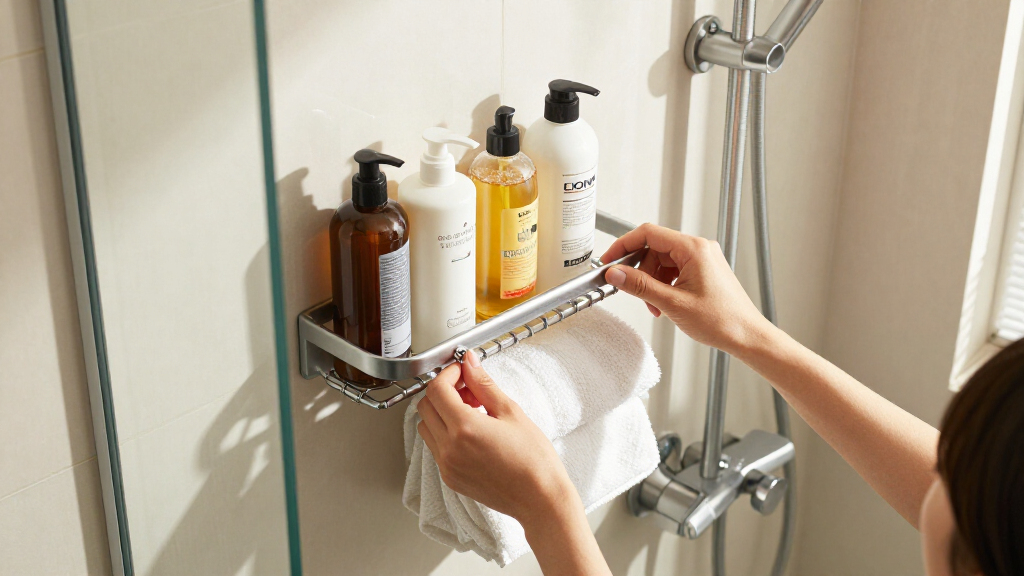 Skip Traditional Shower Curtains: Add Storage To Small Baths With A Space-Saving Alternative