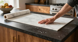 This $50 Amazon Find Made My Dark, Dated Countertops Look Like Expensive Marble